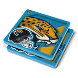 YouTheFan NFL Jacksonville Jaguars 3D Logo Serie Untersetzer