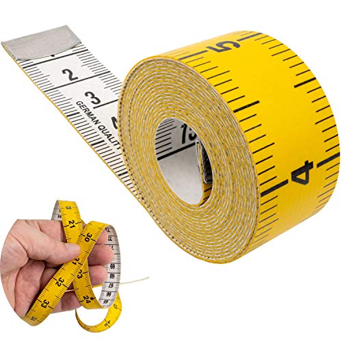 Schneidermaßband, 1 Stück, 2 in 1 Maßband mit CM und INCH Skalierung, universal Maßband mit 150 cm Gesamtlänge, Ausmessung von Kleidung, Körper-Fett, Rollmaßband, Messband, aus Glasfieber Kunststoff