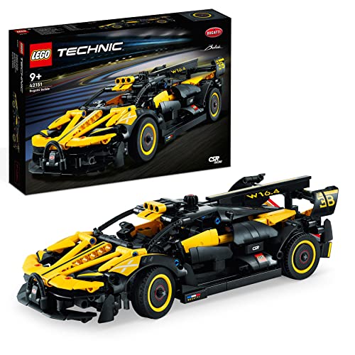 LEGO Technic Bugatti-Bolide, Auto-Modellbausatz, Sportwagen-Spielzeug, ikonisches Auto Set zum Sammeln, Bauspielzeug ab 9 Jahren 42151