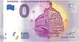 EuroSouvenir 0 Euro Schein Altes Rathaus im Fluss Bamberg 2020