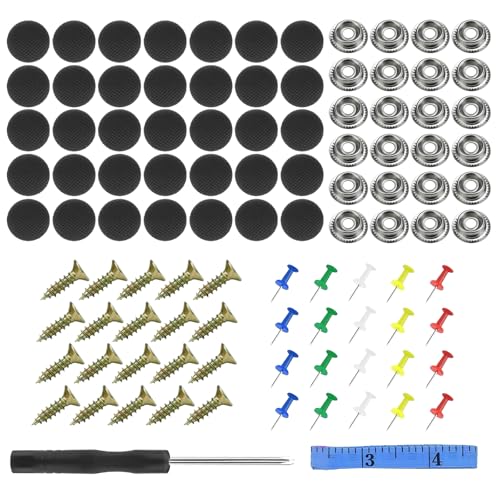 65 Stück Dachhimmel Reparatur Set, KFZ Reparatur Nieten, Auto Reparatur Nieten Set, Auto Dachhimmel Reparatur Knopf,Auto Himmel Reparatur Set, Ersatz Dachhimmel Reparaturknopf für Alle Autos