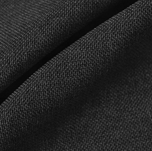 STOFFKONTOR Polsterstoff Möbelstoff Stoff - Meterware, Farbe Anthrazit-Schwarz meliert - für Polsterarbeiten, Stühle, Kissen, Taschen uvm.