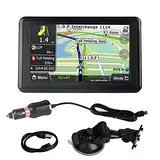 GPS-Navigation | Universeller 5-Zoll-Touchscreen Auto-Navigator GPS-Navigation DDR256M 8G MP3 FM Europa Karte 508