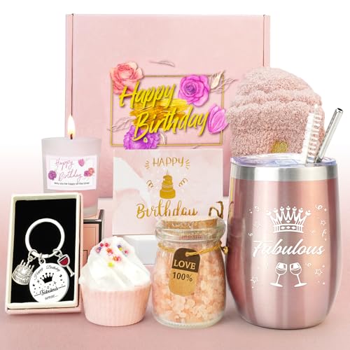 Epessa Geschenke für Frauen, Geburtstagsgeschenk für Frauen, Geschenk Freundin Geburtstag, Geburtstagsgeschenk für Freundin,Schwester, Ehefrau, Mama, 18 30 50 60 Geburtstag Geschenkset