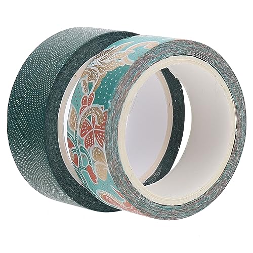 COHEALI 2 Stk Klebebandtasche Geschenk-washi-tape Dekoratives Klebeband Selber Machen Fotoalbumband Briefklebeband Abdeckband Aus Goldfolie Klebebandplaner Papier Notizbuch Kosmetiktücher