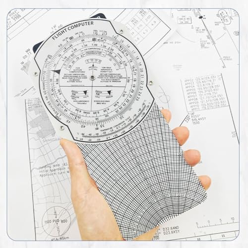 E6B Flugcomputer für Luftfahrt Plotterlineal für präzise Messungen im Flugtraining und Flugzeugwartung