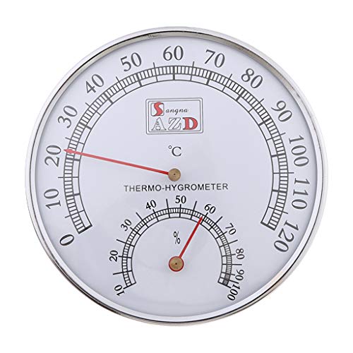 Christol Thermometer 2 in 1 Temperatur und Luftfeuchtigkeitsmessgerät für Zuhause Außenbüros Sauna Raum 0–120 ℃ 10% relative Luftfeuchtigkeit hohe Präzision langlebig