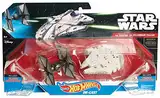 Hot Wheels Gwiezdne Wojny Millenium Falcon i Tie-Fighter