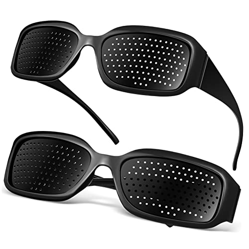 WATIIFUFU 2st Sehkorrektur Lochblende Verbesserungsbrillen Sicherheits-sonnenbrille Anti-ermüdungsbrille Brillenloch Lichtundurchlässige Brille Glasswear Trinkgläser Augenpflegebrillen Stk
