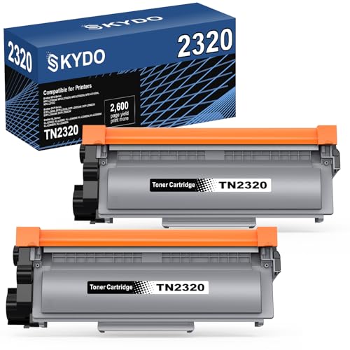TN2320 Toner Kompatibel für Brother TN-2320 TN2320 TN-2310 Toner für Brother MFC-L2700DW MFC-L2700DN MFC-L2720DW HL-L2340DW HL-L2300D DCP-L2520DW DCP-L2540DN MFC-L2740DW HL-L2360DN (2 Schwarz)