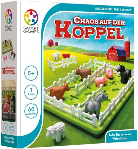 Chaos auf der Koppel: Jedes Tier auf Seine Weidefläche! - Knobelspiel für 1 Spieler