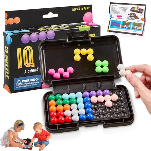 Iq Puzzler Pro Mit 120 Herausforderungen, Puzzlespiele für Kinder, Iq Spiele, 3D Logikspiele zur Entspannung und Dekompression, Lernspiele Ab 6 Jahre Oder Mehr