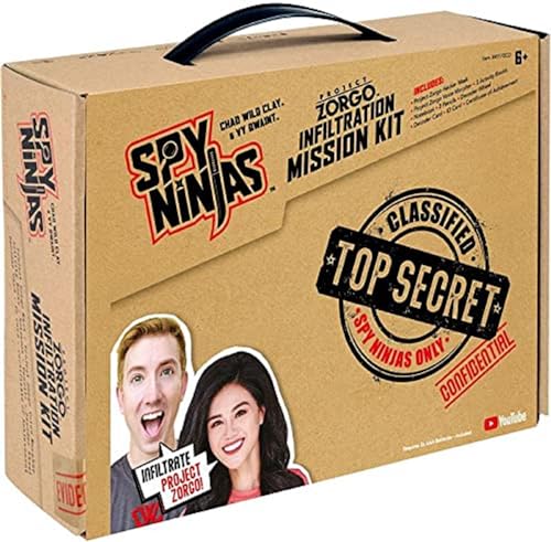 Spy Ninjas 41172 Project Infiltration ZORGO SPY RECRUITER KIT-VON VY QWAINT UND CHAD WILD CLAY, mehrfarbig, 7 x 2.75 x 9 inches