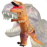 LUVSHINE Dino Kostüm Aufblasbares Kostüm Riesiges T-Rex Kostüm für Erwachsene Halloween, Weihnachten, Geburtstag, Geschenk