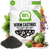 Wurmhumus - Universaldünger Reiner Wurmkompost - Natürlicher Top-Bodenbildner und Pflanzenfutterverbesserer für die Keimung von Töpfen – Baltic Worm