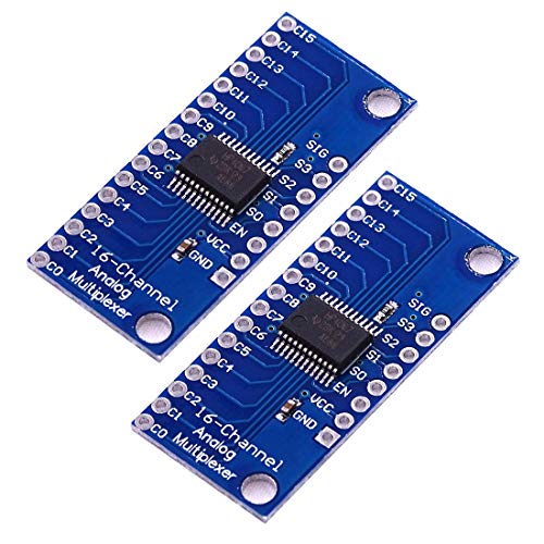 Hailege 2pcs CD74HC4067 CMOS 16-Kanal-Digital-Analog-Multiplexer-Breakout-Modul