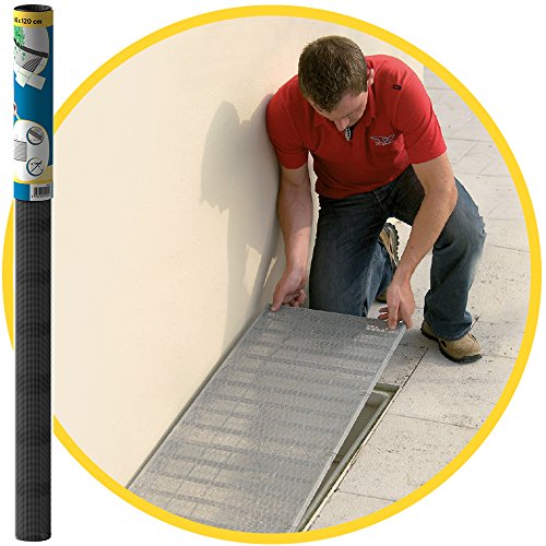 Lichtschachtabdeckung Kellerschachtgitter ALU 120 x 60 cm grau