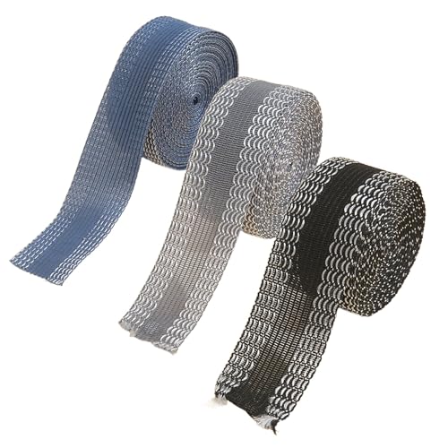 3 Rollen Saumband zum Aufbügeln für Hosen,2,5 × 300 cm Bügelband Waschfest Kleidung Aufbügeln Klebeband Hosenband Selbstklebend kein Nähen erforderlich für Hosen/Hosen/Röcke/Kleider/Vorhänge/ (Set B)