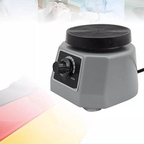 Dental Vibrator, 220V 100W Gipsrüttler Rüttelplatte Elektrisch 4'' Dental Oszillator Gips Einstellbare Geschwindigkeit Oszillator Dentallaborgeräte