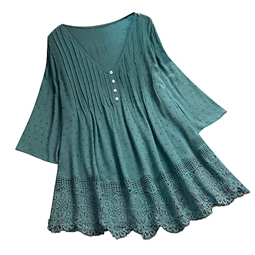 NNGOTD damenblusen Kurzarm Tunika Damen Hoodie Damen türkis gebrauchte Kleidung Basic Langarmshirt Damen lustige Tshirts Bluse Damen Langarm Damen Kleidung L