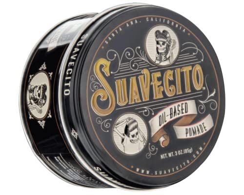 Suavecito Oil Based Pomade, High Shine Long Lasting Hold, ölbasierte Pomade, Perfect For Any Hair Type, 3oz/85g