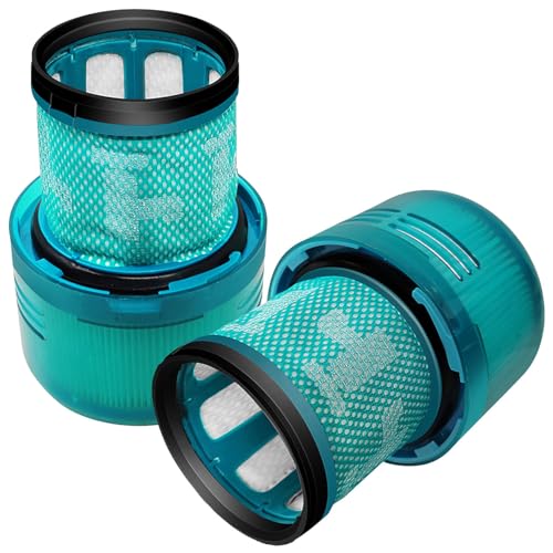 Sichler Haushaltsgeräte Ersatzteile: 2er-Set HEPA-Filter für Dyson V15-Modelle, waschbar, Reinigungsbürste (Hygienefilter)