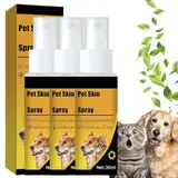 Nbzsmlkn Cassiel Pet, Cassiel Pet Skin Sprays, Cassiel Pet Spray Skin Für Hunde Und Katzen, Haustier-Hautspray, Natürliches Beruhigungsspray, Haustier-Hautpflegespray Für Alle Tiere (3 Stück)