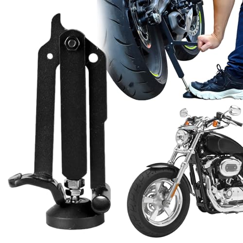 Motorrad Hebebühne | Anti-Rutsch-Hebebügel mit Höhenverstellung | Universals Tragbarer Ständer für Motorrad, sicheres Radhebesystem, ideal für Wartung, Reparatur und Lagerlösungen