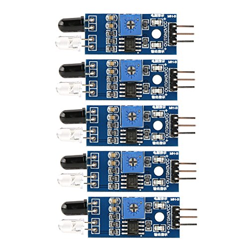 5stk Infrarotsensor Infrarot Hindernis Vermeidungssensor Modul für Smart Car Robot,Sensor