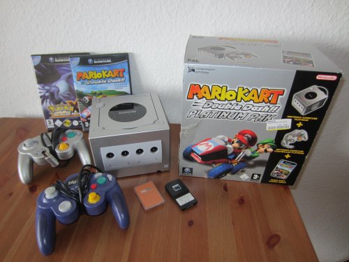 Mario Kart Pak (GameCube Konsole platin inkl. Mario Kart Double Dash)