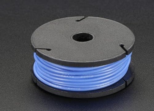 Adafruit Zubehör Silicone Cover Stranded-Core Wire - 25ft 26AWG - Blue - SKU 2514