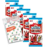 Bundle mit Topps Match Attax Bundesliga - 2024/2025-5 Booster + Exklusive Collect-it Hüllen