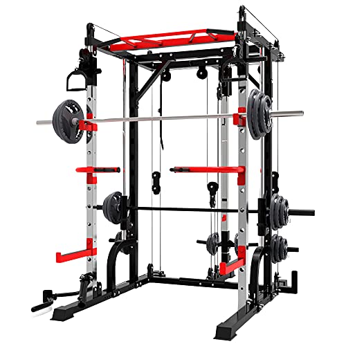 Nordcore Smith Rack – Multifunktional Einstellbare Smith Machine – Multipresse Squat Rack – 110X140X230 cm