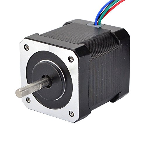 STEPPERONLINE Schrittmotor Nema 17 Stepper Motor 59Ncm 2A 1.8deg 2 Phase 4-Draht Stepping Motor w/1m Kabel & Verbinder für 3D Drucker/CNC Reprap