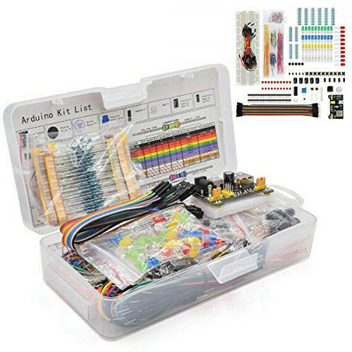 ZHITING 1set Starter-Kit für Elektronische Komponenten Breadboard LED Summer Widerstandstransistor