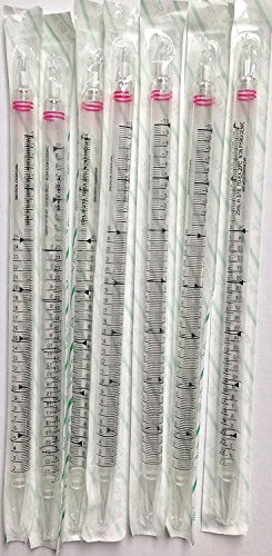 EarthOx Sterile Serologische Pipetten, 25 ml, lang, 338,9 mm, einzeln verpackt, 20 Pipetten