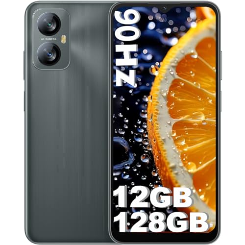 Blackview A52 Pro (12GB+128GB) Smartphone Ohne Vertrag, Octa Core 90Hz 6.52" HD+ Display Android 13 Handy günstig, 5180mAh 13MP+5MP Kamera, Fingerabdruck,GPS, Dual SIM 4G Simlockfreie Handys