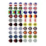Darts Flug Schwanzflügel - Haltbarer Haustier -Dart -Flug - Weiche Darts V und Stahlspitze Dart Dart Dart Flug, bestehen aus dickem Pdet -Material, Darts fliegen länger als zuvor, perfekter Ersat