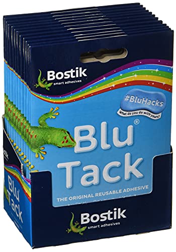 Bostik Blu-Tack 801103 Klebemasse, ungiftig, 12 Stück