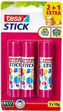 tesa Fun Sticks Pink 2+1 x 10g, 3 x 10 g, 57076-00200-03