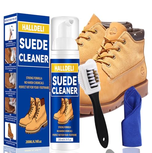 Wildleder-Schuhreiniger, Premium-Sneaker-Reinigungsset mit Bürste, Schuhreiniger für weiße Schuhe, Wildleder, Nubuk, Strick, Stiefel, Turnschuhe, Sneaker, Leder, Sneaker-Reiniger zum Entfernen von Sch