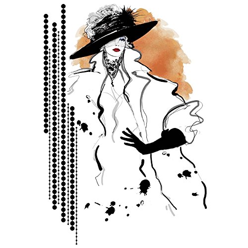Ideen mit Herz Color Bügeltransfer, DIN A4, Fashion-Frau | Textilien wie T-Shirts & Taschen mit Bügelmotiven verzieren | Bilder schnell & einfach aufbügeln | DIY Textildesign