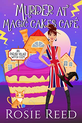 Murder at Magic Cakes Café (Deutsch): Ein Paranormaler Cosy-Krimi (English Village Witch Cozy (Deutsch) 1)