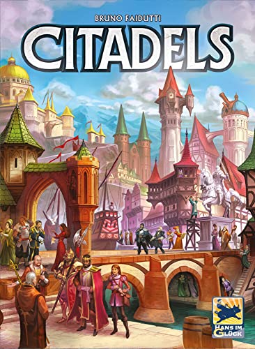 Hans im Glück, Citadels (Auflage 2023), Familienspiel, Kartenspiel, 2-8 Spieler, Ab 10+ Jahren, 30-60 Minuten, Deutsch