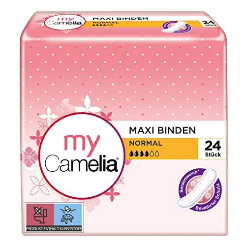 Camelia Maxi Binden Normal, Selbstklebend, 5 x 24 Stück