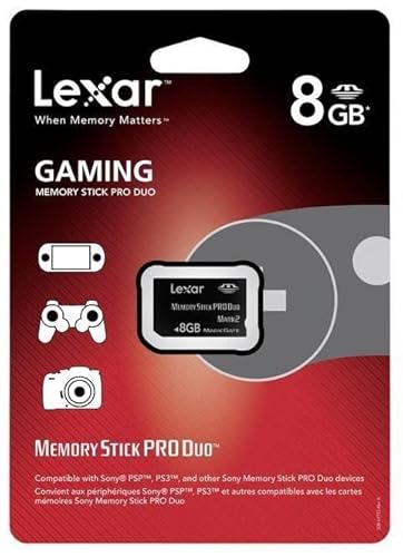 Lexar LMSPD8GBGBEU Memory Stick PRO Duo Gaming