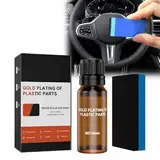 YANINEE Kunststoffsanierungsmittel für Autos, 30ML Kunststoffreiniger Kunststoff Auffrischer Kunststoffpflege für Auto