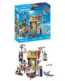 PLAYMOBIL | Pirates | Piratenhafen mit Seeräuber-Gefängnis | Piratenfiguren | Spielzeugpiraten | Spielzeug für Kinder ab 4 Jahren | 71792