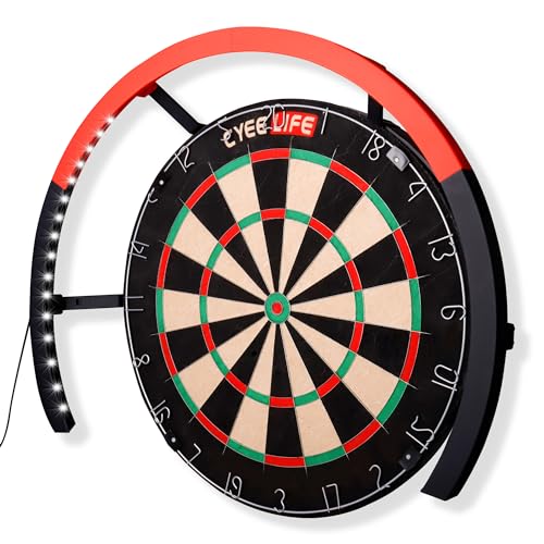 CyeeLife Dartboard Beleuchtung LED Licht für Dartscheiben,Dartscheiben LED Beleuchtungssystem,Dart Light Passt Sicher auf alle Dart Board,Dartlicht Einfache Montage und Extrem tragbar