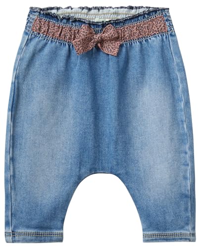 United Colors of Benetton Baby-Mädchen Pantalone 4MAGAF00T Jeans, Blu Denim 901, 74 cm